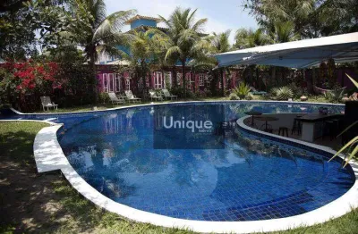 Pousada com 16 dormitórios à venda, 800 m² por r$ 4.500.000,00 - geribá - armação dos búzios/rj