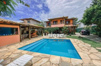 Mansão com 8 suítes à venda, 650 m² por r$ 7.000.000 - ferradura - armação dos búzios/rj