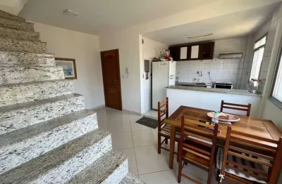 Cobertura duplex 3 quartos sendo 2 suítes para alugar anual , 120 m² - enseada azul - guarapari-es