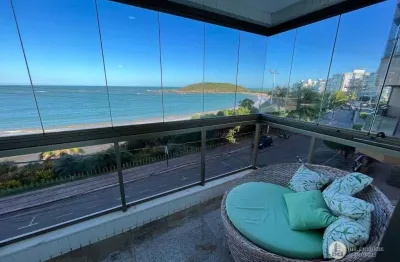 Apartamento 3 quartos sendo 1 suíte , 130m² , 2 vagas, frente praia de peracanga - enseada azul - guarapari-es