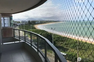 Apartamento á venda 3 quartos sendo 1 suíte, frente para praia, 120 m²  - enseada azul - guarapari-es