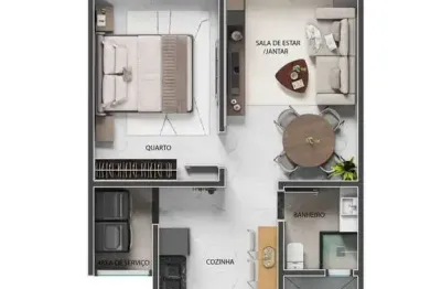 Apartamento à venda, no residencial dona filinha,  em guarapari, praia do morro, com 1 quarto, 60m²