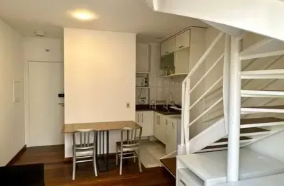 Apartamento 1 dorm. (suite) duplex para alugar, 52m², 1 vaga, mobiliado, r$3.700,00, jardins - são