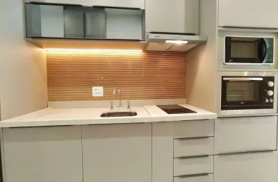 Estudio para venda 26m², inteiramente mobiliado, ao lado do metrô Brooklin - R$ 450.000,00 - Jardim