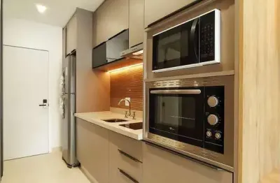 Estudio para venda 26m², inteiramente mobiliado, ao lado do metrô brooklin - r$ 450.000,00 - jardim