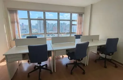 Sala para locação andar alto 3 salas 1 banheiro 1 copa e recepção com 1 vaga ao lado do metrô borba