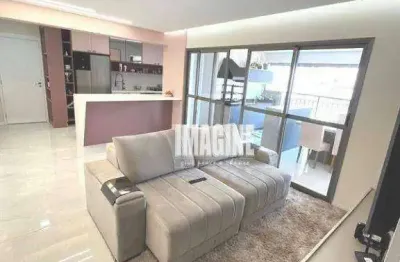 Apartamento na mooca com 3 dormitórios sendo 3 suítes, 2 vagas, 121m²