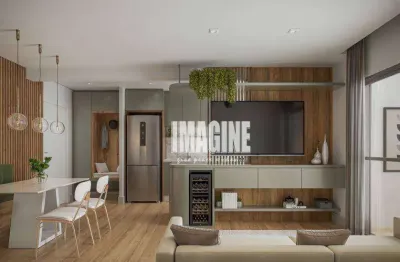 Apartamento no belém com 2 dormitórios sendo 1 suíte, 1 vaga, 74 m²