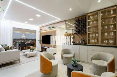 Apartamento na cidade patriarca com 3 dormitórios sendo 3 suítes, 2 vagas, 110 m²