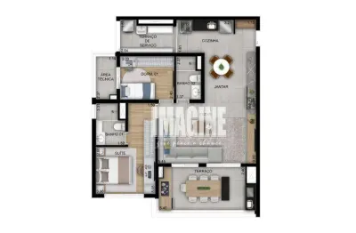 Apartamento na cidade patriarca com 2 dormitórios sendo 1 suíte, 1 vaga, 94 m²