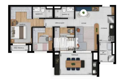 Apartamento na vila matilde com 3 dormitórios sendo 1 suíte, 1 vaga, 86 m²