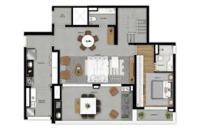 Cobertura na vila prudente com 3 dormitórios sendo 3 suítes, 2 vagas, 252 m²