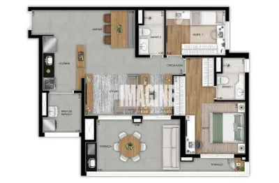 Apartamento na vila prudente com 2 dormitórios sendo 1 suíte, 2 vagas, 95 m²