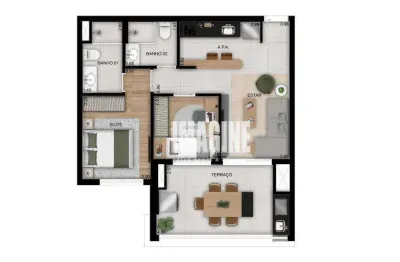 Apartamento na vila prudente com 2 dormitórios sendo 1 suíte, 1 vaga, 58 m²