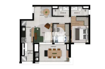 Apartamento na vila prudente com 2 dormitórios sendo 1 suíte, 1 vaga,  67 m²
