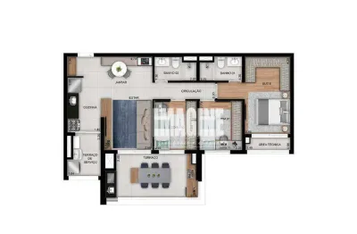 Apartamento na vila prudente com 3 dormitórios sendo 1 suíte, 1 vaga, 86 m²