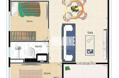 Apartamento na vila formosa com 2 dormitórios, sacada, 1 vaga, 50 m²
