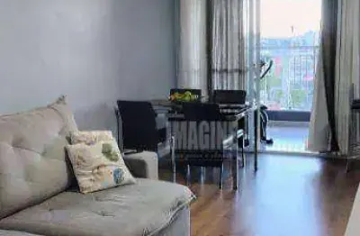 Apartamento na ponte rasa com 2 dormitórios, varanda gourmet, 1 vaga, 64 m²