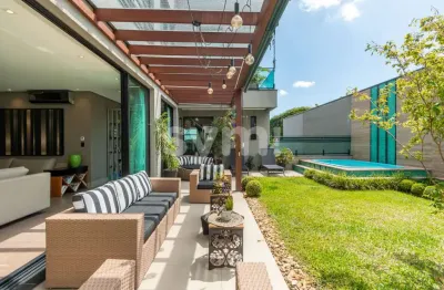 Casa em condomínio fechado com 4 quartos à venda na rua eduardo sprada, 630, campo comprido, curitiba por r$ 8.500.000