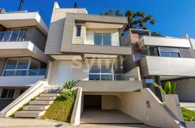 Casa em condomínio fechado com 3 quartos à venda na rua irma schreiner maran, 475, santa cândida, curitiba por r$ 1.350.000