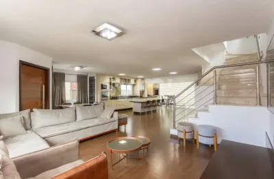 Casa em condomínio fechado com 4 quartos à venda na rua doutor lubumir viergbiski, 220, campo comprido, curitiba por r$ 2.290.000