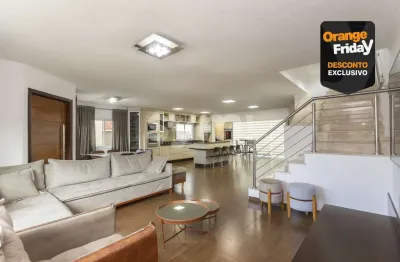 Casa em condomínio fechado com 4 quartos à venda na rua doutor lubumir viergbiski, 220, campo comprido, curitiba por r$ 2.175.000