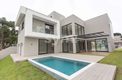 Casa em condomínio fechado com 4 quartos à venda na rua inácio wichnewski, 920, orleans, curitiba por r$ 4.950.000