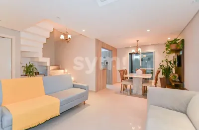 Casa em condomínio fechado com 3 quartos à venda na rua victório viezzer, 471, vista alegre, curitiba por r$ 1.170.000