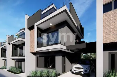 Casa em condomínio fechado com 3 quartos à venda na rua primeiro ministro brochado da rocha, 344, pilarzinho, curitiba por r$ 900.000