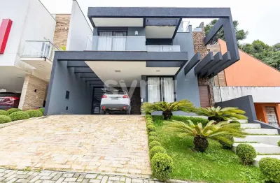 Casa em condomínio fechado com 4 quartos à venda na rua fernando de noronha, 3450, santa cândida, curitiba por r$ 2.490.000