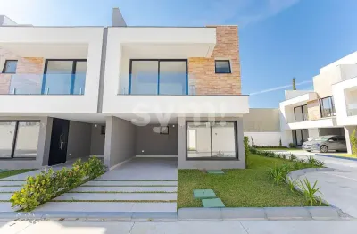 Casa em condomínio fechado com 3 quartos à venda na rua marechal lott, 221, santa felicidade, curitiba por r$ 1.190.000