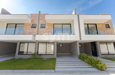 Casa em condomínio fechado com 3 quartos à venda na rua marechal lott, 221, santa felicidade, curitiba por r$ 1.190.000