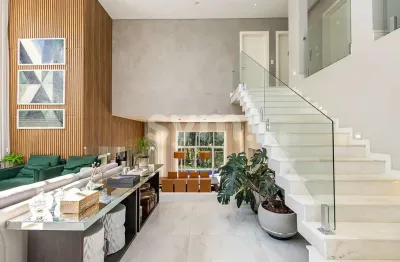 Casa em condomínio fechado com 4 quartos à venda na rua eduardo sprada, 4831, campo comprido, curitiba por r$ 5.500.000