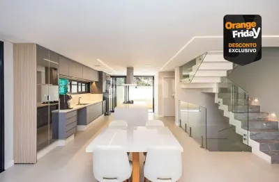 Casa em condomínio fechado com 3 quartos à venda na rua paulo pampuche, 316, campo comprido, curitiba por r$ 2.280.000