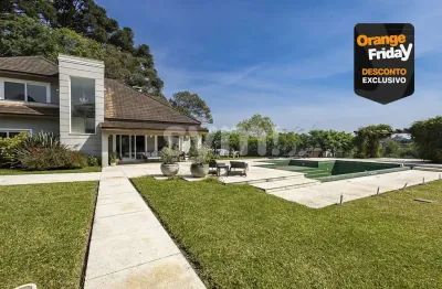 Casa em condomínio fechado com 5 quartos à venda na rua paulo abdala, 650, salgadinho, campo largo por r$ 5.800.000