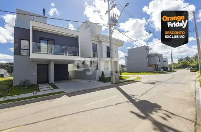 Casa em condomínio fechado com 3 quartos à venda na rua irma schreiner maran, 503, santa cândida, curitiba por r$ 1.070.000