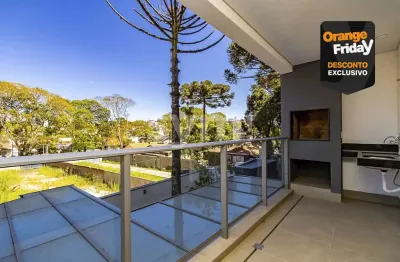 Apartamento com 3 quartos à venda na rua myltho anselmo da silva, 989, mercês, curitiba por r$ 1.425.000