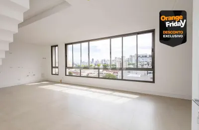 Cobertura com 3 quartos à venda na rua brasílio itiberê, 3798, água verde, curitiba por r$ 1.916.352