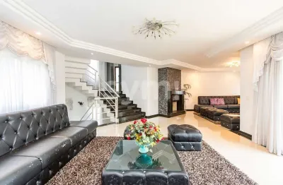 Casa em condomínio fechado com 5 quartos à venda na rua francisco dallalibera, 728, santa felicidade, curitiba por r$ 3.900.000