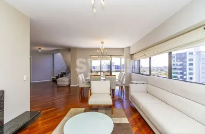 Cobertura com 4 quartos para alugar na rua deputado heitor alencar furtado, 1650, ecoville, curitiba por r$ 12.000