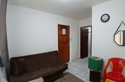 Kitnet com 1 dormitório à venda, 40 m² por r$ 220.000,00 - vila guilhermina - praia grande/sp