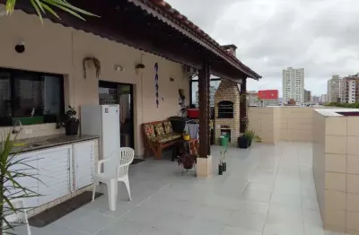 Cobertura à venda, 161 m² por r$ 480.000,00 - tupi - praia grande/sp