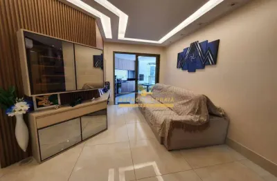 Apartamento com 3 dormitórios à venda, 122 m² por r$ 1.350.000,00 - canto do forte - praia grande/sp