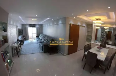 Apartamento à venda, 136 m² por r$ 1.020.000,00 - aviação - praia grande/sp