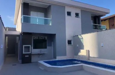 Sobrado com 3 dormitórios à venda na tupi em praia grande/sp