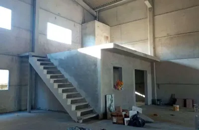 Galpão para alugar, 300 m² por r$ 12.000,00/mês - balneário flórida - praia grande/sp