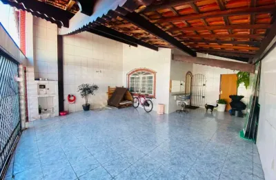 Casa com 2 dormitórios à venda, 100 m² por r$ 440.000,00 - aviação - praia grande/sp