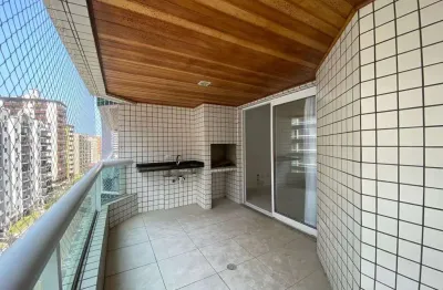 Apartamento com 3 dormitórios para alugar, 120 m² por R$ 5.200,02/mês - Canto do Forte - Praia Grande/SP