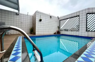 Cobertura à venda com 4 suítes no canto do forte em praia grande - sp