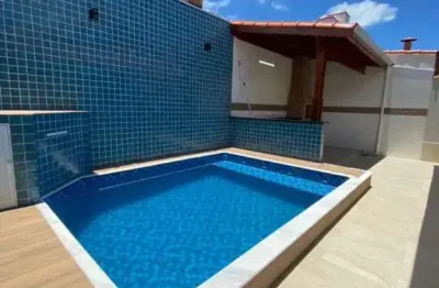 Casa individual com 3 quartos no imperador -  praia grande/sp por r$ 1.050.000,00